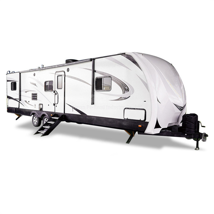 Large Size Luxury And High Quality 6-10 Person Mobile Motorhome Travel Trailer Camper Caravan 5Th Wheel Rv