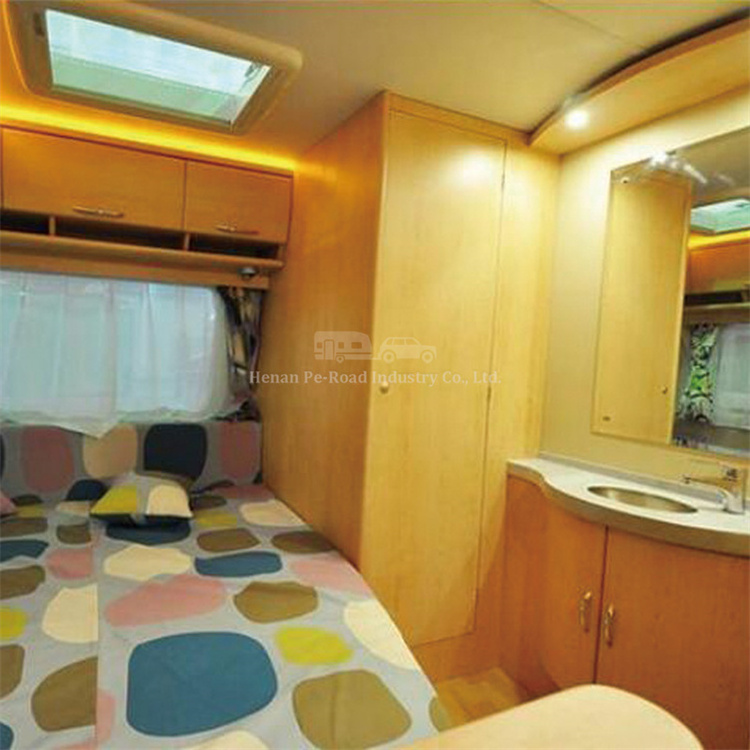 4-6 Person Travel Camp Mobile Motorhome 21Ft Independent Suspension With Multiple Windows High Quality Caravan Trailer