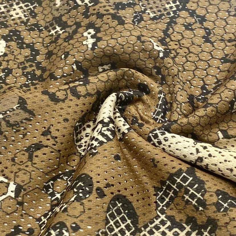 Yellow hexagonal python pattern hunting camo cloth outdoor desert camouflage uniform tactical clothing fabric