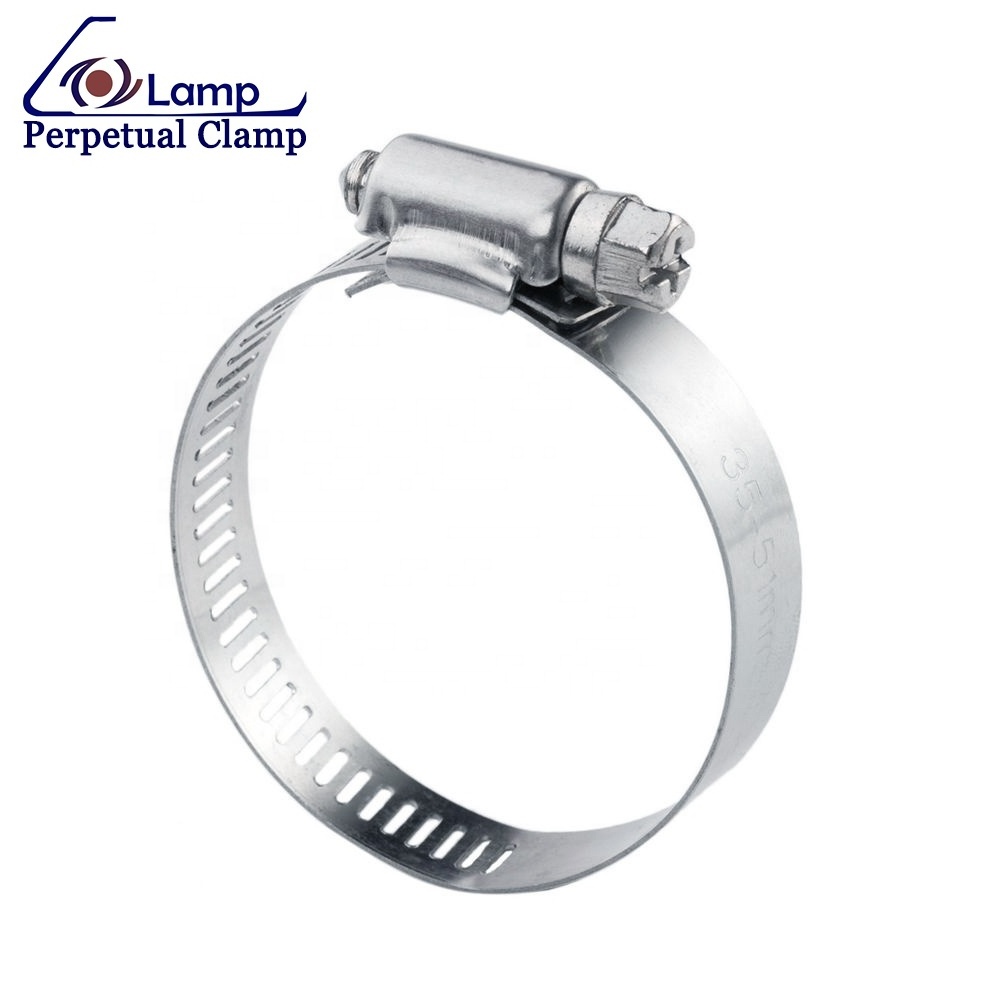 Manufacturer Prices Stainless Steel Adjustable American Type Style Worm Gear Drive Hose Clamp