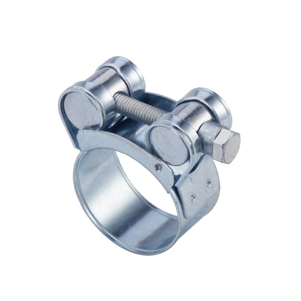 Standard Galvanized Steel High Pressure Heavy Duty Single Bolt Hose Pipe Clamp