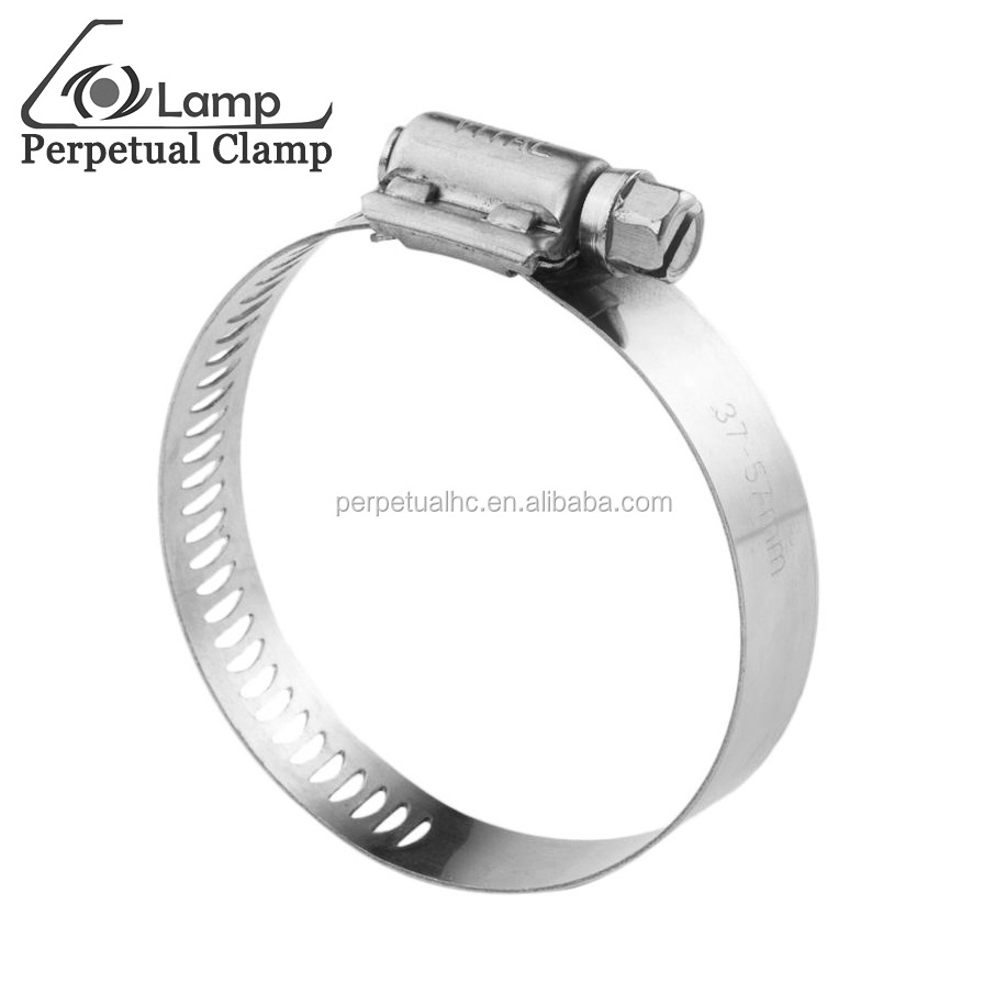 Manufacturer Prices Stainless Steel Adjustable American Type Style Worm Gear Drive Hose Clamp