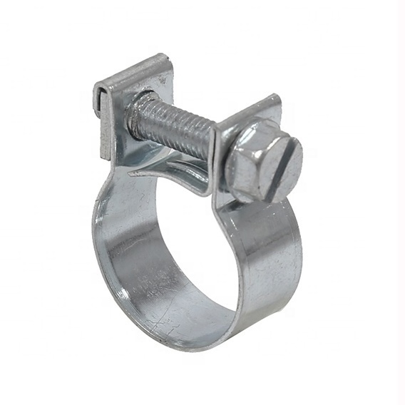 Interlocked Fuel Injection Bolt and Nut Mini Hose Clamp