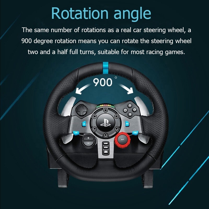 Original Logitech G29 Feedback Driving Force Racing Wheel Set With Responsive Pedals And Driving Force Shifter For Pc Xbox