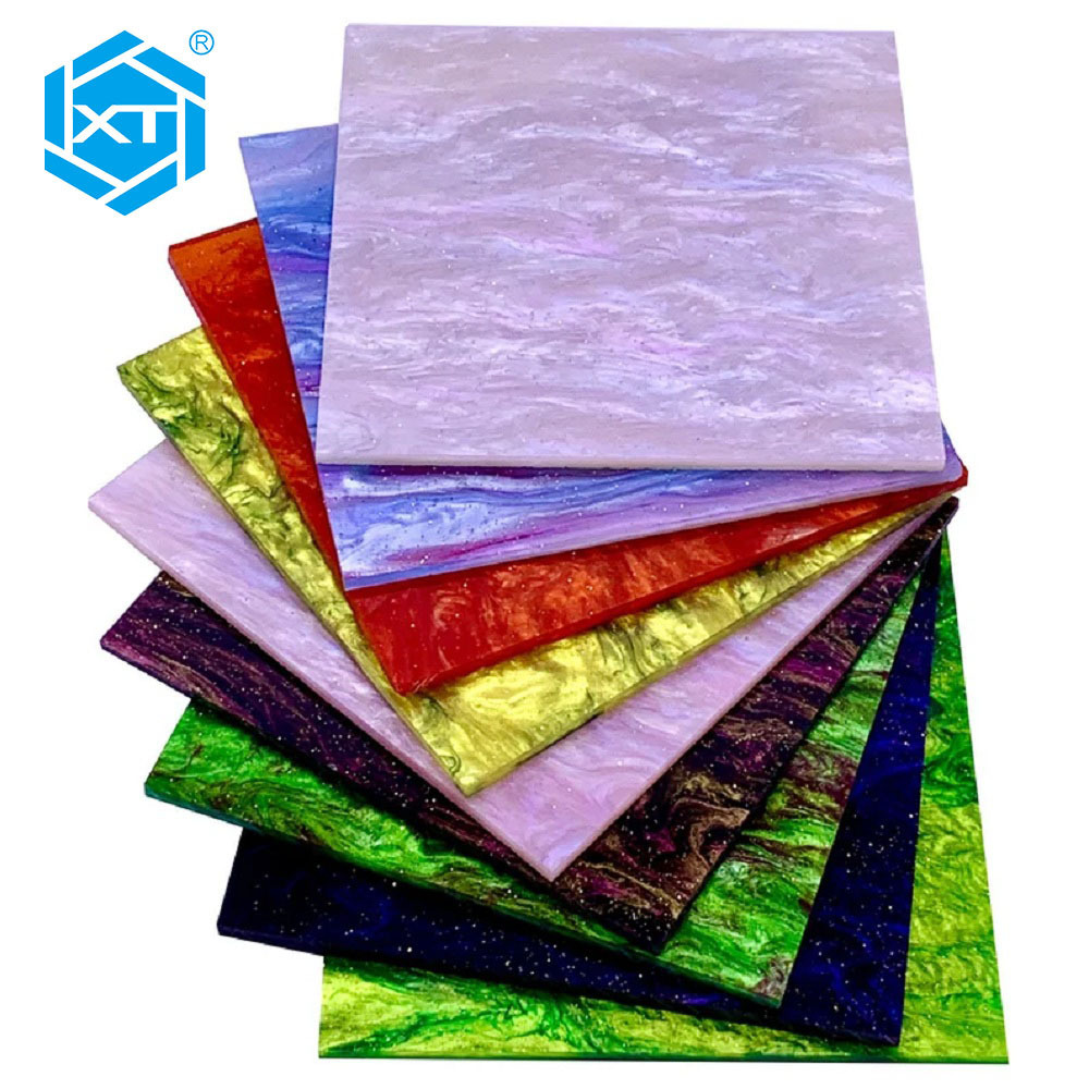 Xintao 3mm Eco-friend Plastic Perspex Board Marble Patterned Acrylic Sheets