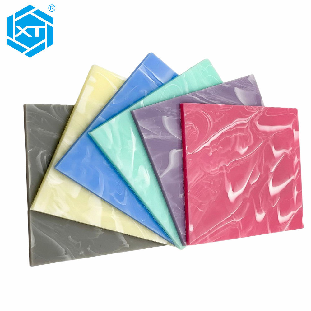 Xintao 3mm Eco-friend Plastic Perspex Board Marble Patterned Acrylic Sheets