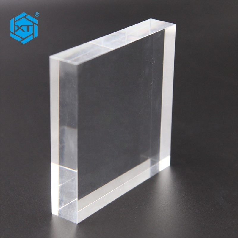 High Transparency Clear Square 1mm 2mm 3mm 4mm 5mm Thickness 6 1/2 Inches Cast Acrylic Sheet Wholesales