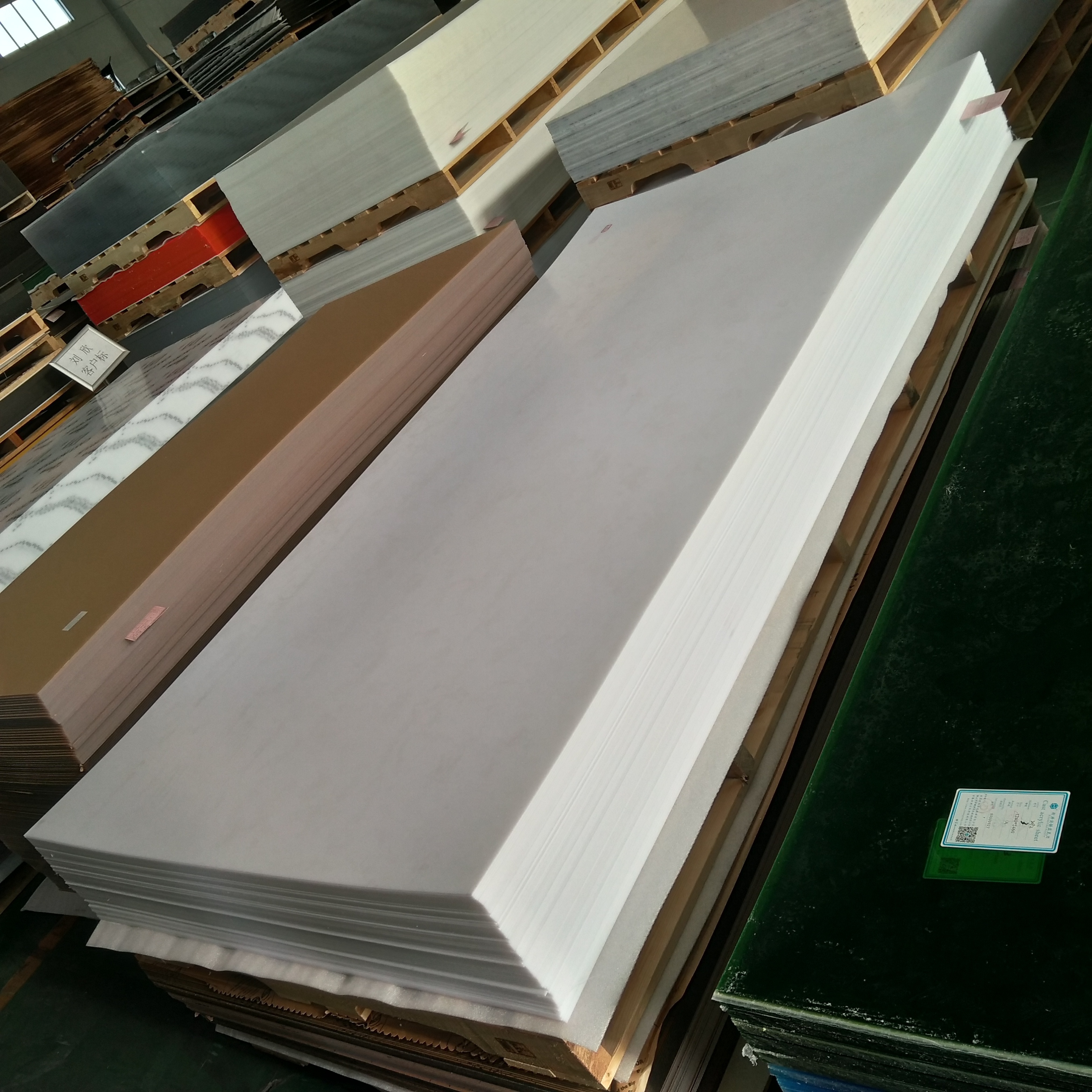 Scratch Resistant Opal Pmma Board White Opaque Acrylic Sheet Cast Extruded Plastic 4x10 Uv-protection Outdoor Xintao 1.19