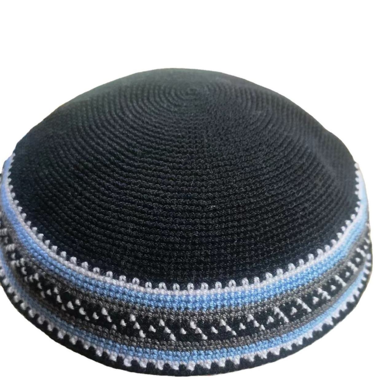 Hot Sell Custom Personolized Crochet Hand-Made Knitted Kippah With Yamaka Hat From Israel