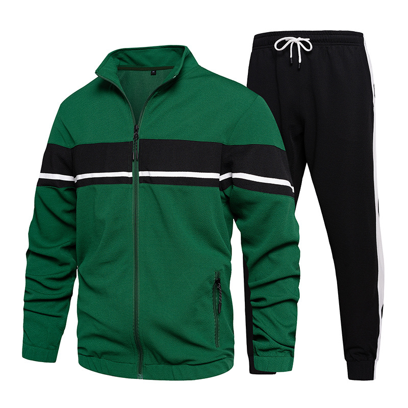 Wholesale New Trendy Tracksuits Custom Multicolor Tracksuit Men French Terry Sweatshirt