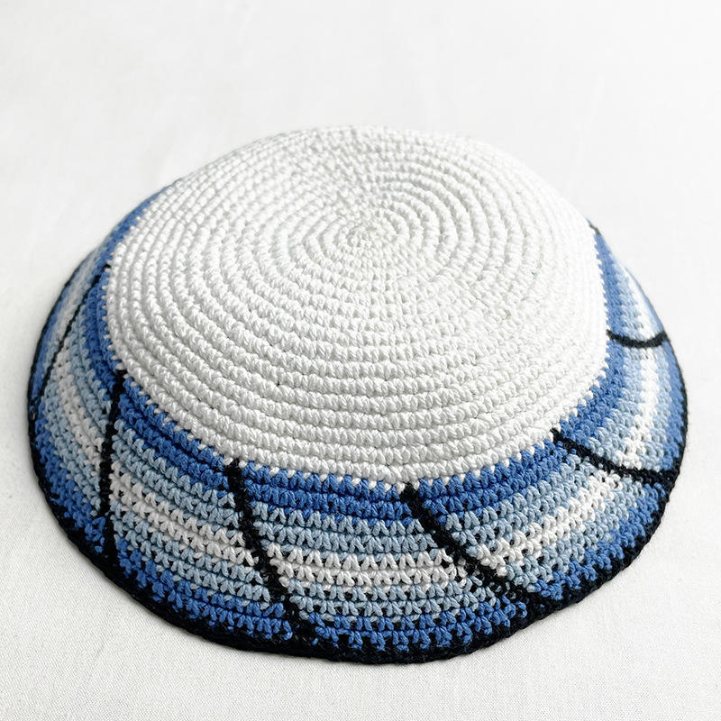 Hot Sell Custom Personolized Crochet Hand-Made Knitted Kippah With Yamaka Hat From Israel