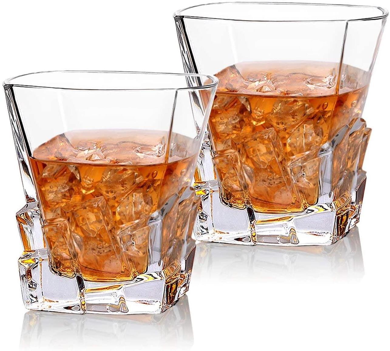 Premium Old Fashioned Whiskey Glassware for Bourbon Rum Scotch glasses Mixed Bar Tumbler Whiskey Glasses