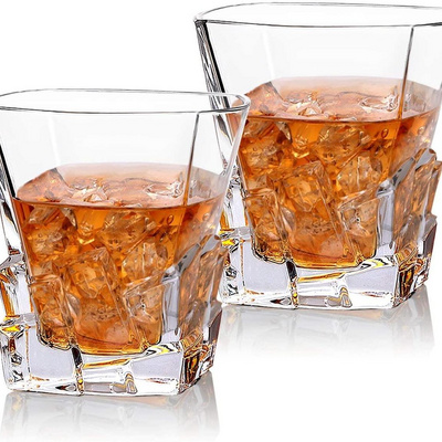 Premium Old Fashioned Whiskey Glassware for Bourbon Rum Scotch glasses Mixed Bar Tumbler Whiskey Glasses