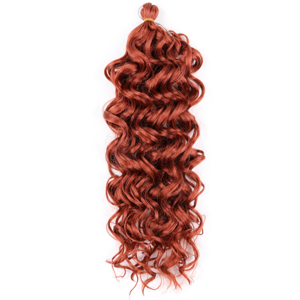 Synthetic Premium Fiber Hawaii Curl Braiding Hair Afro Wave Twist Crochet Braid 18