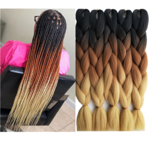 24inch Crochet Ombre Braiding Hair Extensions Jumbo Braids Manufacturers Wholesales Expression Hairstyles Ombre Braids