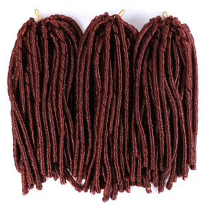 Wholesale Nina Softex Dread Locks Crochet Braids Hair Extension Synthetic Premium Fiber 14" 70g/pack