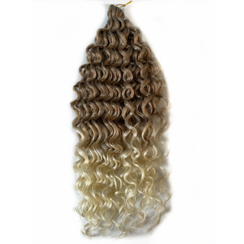 Synthetic Premium Fiber Hawaii Curl Braiding Hair Afro Wave Twist Crochet Braid 18