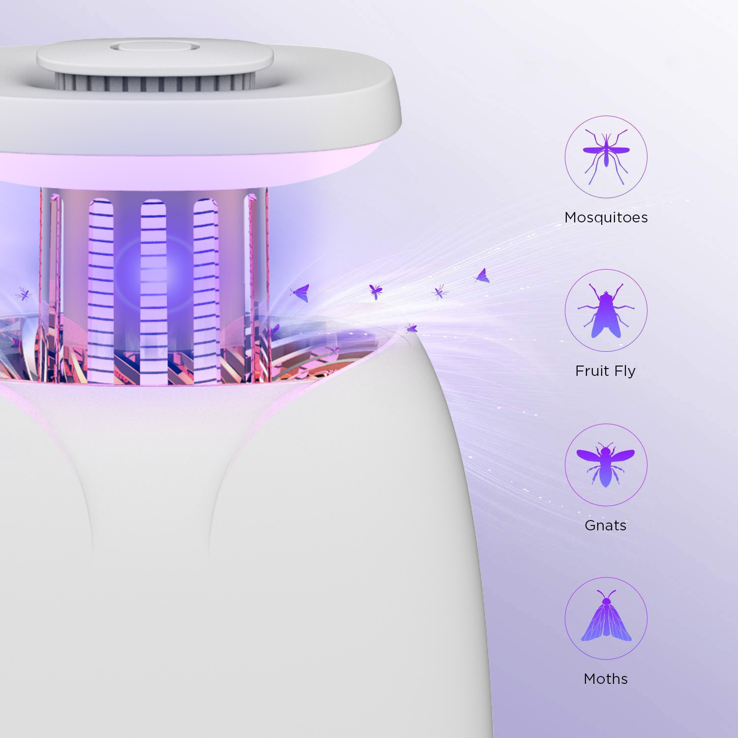 X-Pest indoor electric mosquito killer lamp with 395 nm UV light bedroom insect control fly trap fly killer