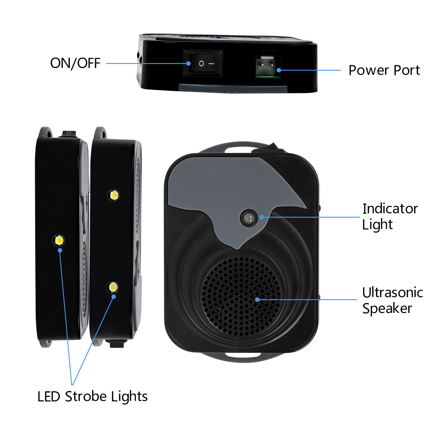 X-pest Mouse Repellent with Sound Wave Ultrasonic Pest Repeller in Low Power Consumption Rodent Repeller for Protecting Car