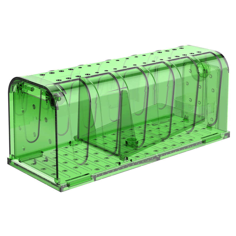 Reusable No Kill Mouse Trap  Humane Live Mouse Cage Transparent Noise-Free Reusable Mouse Trap Cage Indoor