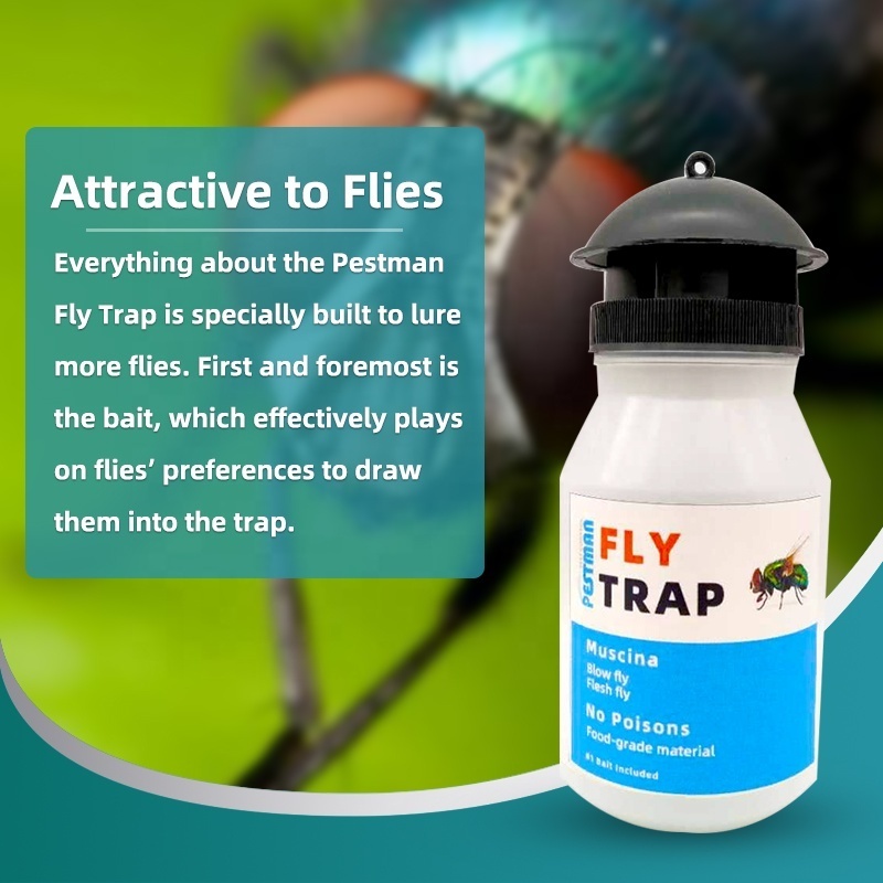 Factory outdoor reusable flying insect trap fly catcher