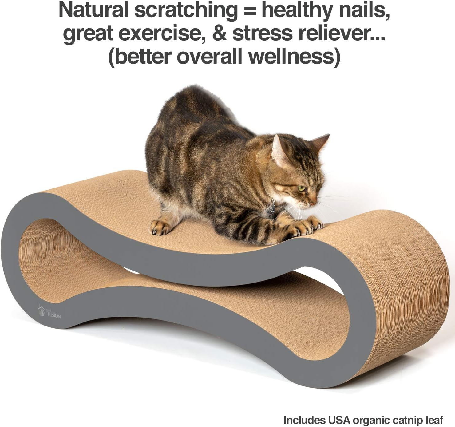 Wholesale 100% Recycled Corrugated Paperboard Lounge Durable Cat Scratching Super Big Pad Reversible Cat Scratcher