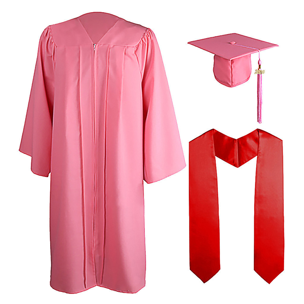 2024 Whosale Hot Sell Customized Plain Adult Gold Graduation Stole And Sash