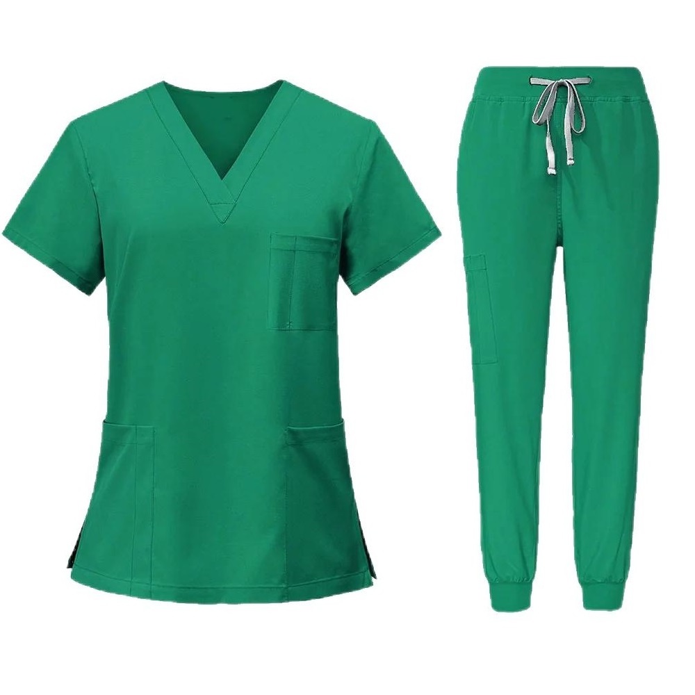 Wholesale Scrubs Uniforms Sets Beauty Salon Uniform Scrubs Jogger Long Sleeve Scrubs Uniform Sets For Women