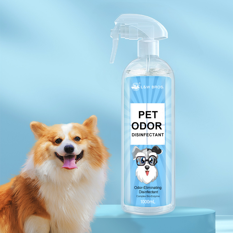 Odor Removing Antibacterial Pet Spray to Eliminate Cat Litter Smell, Potty Pad Smell & Pet Odor Smell