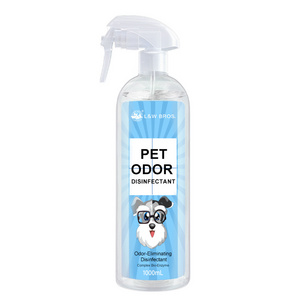 Odor Removing Antibacterial Pet Spray to Eliminate Cat Litter Smell, Potty Pad Smell & Pet Odor Smell