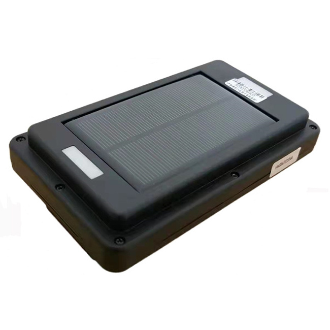 Highly qualified Black solar powered gps tracking device anti theft Magnetic suction charging gps livestock tracker for cattle