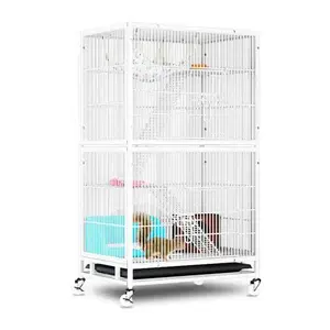 Large space, upper and lower doors design encrypted pet cage pet cages, carriers ,can keep squirrels, birds, cats