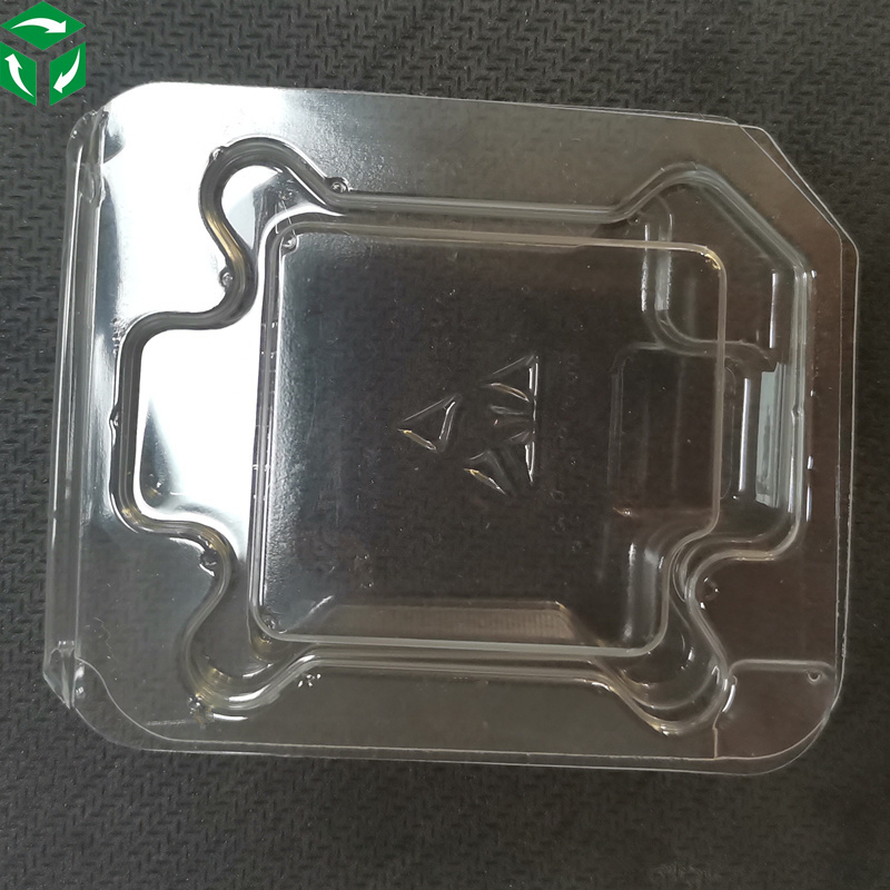 plastic clear clamshell box for intel AMD CPU ram box case