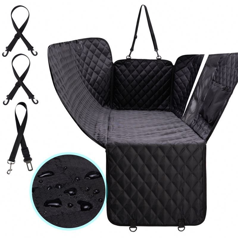 Pet Travel Hammock Waterproof Oxford Black Pet Dog Car Seat Covers Truck Back Car Seat Dog Blanket Cover