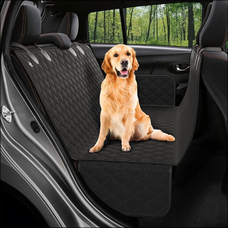 Pet Travel Hammock Waterproof Oxford Black Pet Dog Car Seat Covers Truck Back Car Seat Dog Blanket Cover