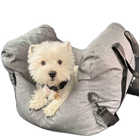 Travel Cat Pet outdoor soft bag cushion dog hammock car seat cover adjustable pet dog cat car seat belt for cars