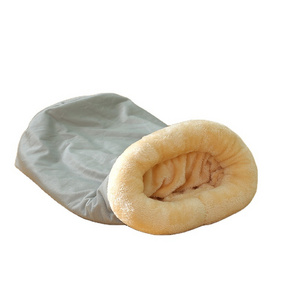 Hot sale Warming cat nest bed Fluffy winter Pet Cat Cave Tent Soft Plush Pet Cat Bed Small pet sleeping bag