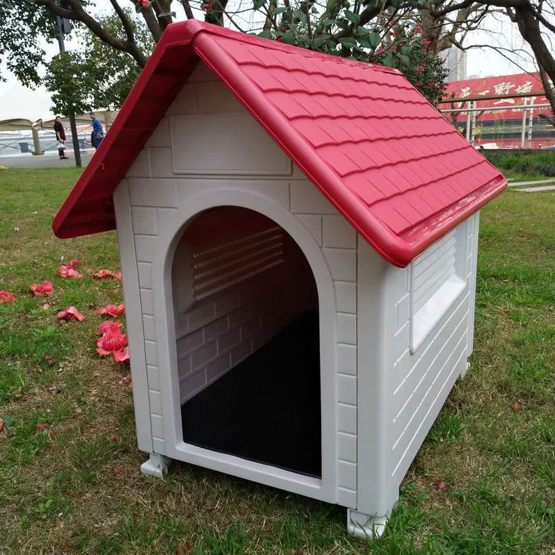 Wholesale dog kennel rainproof Pet House foldable large plastic dog house large outdoor modern dog cat home