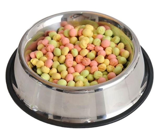 New Luxury Pet big dog bowl durable modern Metal Dogs Feeders Bowls Rubber Non-Slip Stainless Steel Pet Bowl