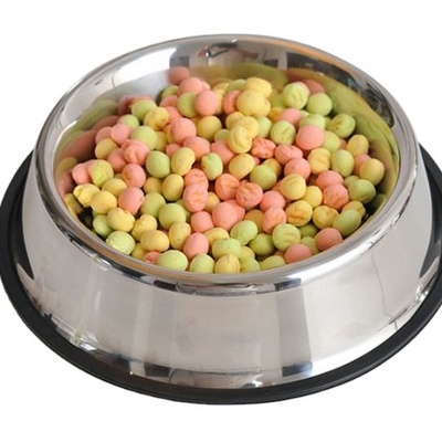 New Luxury Pet big dog bowl durable modern Metal Dogs Feeders Bowls Rubber Non-Slip Stainless Steel Pet Bowl