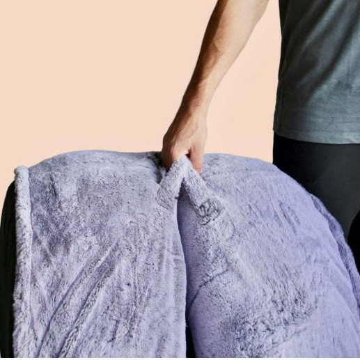 Large dog bed for pets and human long plush luxury fashion huge for human pet dog bed Faux Fur soft washable pet nest