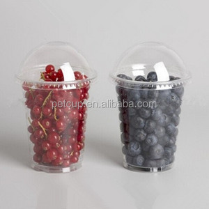 14oz 16oz 24oz PET Salad Fruit Cup Plastic Food PET Cup Container