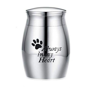 Urns Funer Supply Engraved Mini Stainless Steel Pet OEM for Dogs Wooden for Ashes Wholesale Pet Urns China Pet Caskets & Urns