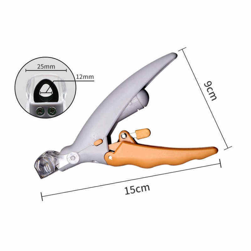 Professionals Pet Dog Cat Nail With Led Light Grooming Electric Grinders Scissors Toe Claw Nail Pet Products