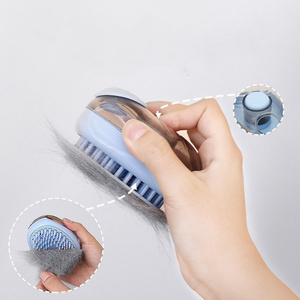 Pet Hair Cleaning Brush Cat Beauty Brush with Release Button Magical Pet Comb Used for Cats and Dogs