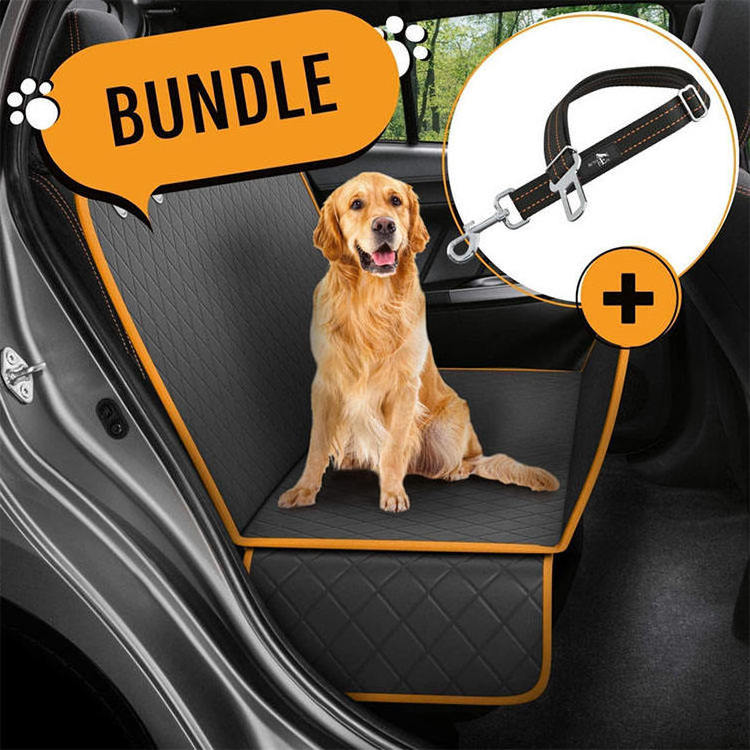 Car Pet Beds Back Booster Dogs Car Seat Cover High Quality Anti-collision Portable Travel for Outdoor PS Solid Oxford Fabric