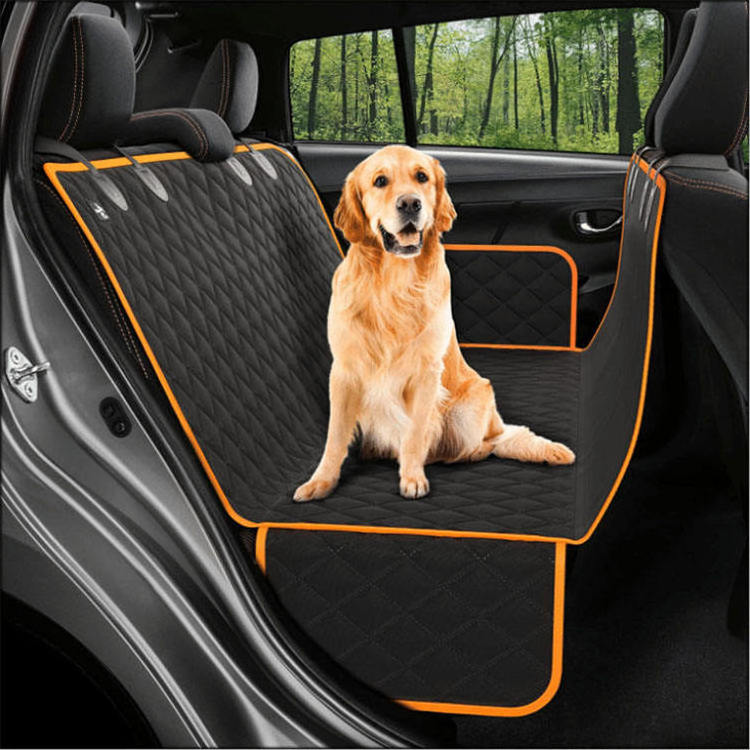 Car Pet Beds Back Booster Dogs Car Seat Cover High Quality Anti-collision Portable Travel for Outdoor PS Solid Oxford Fabric