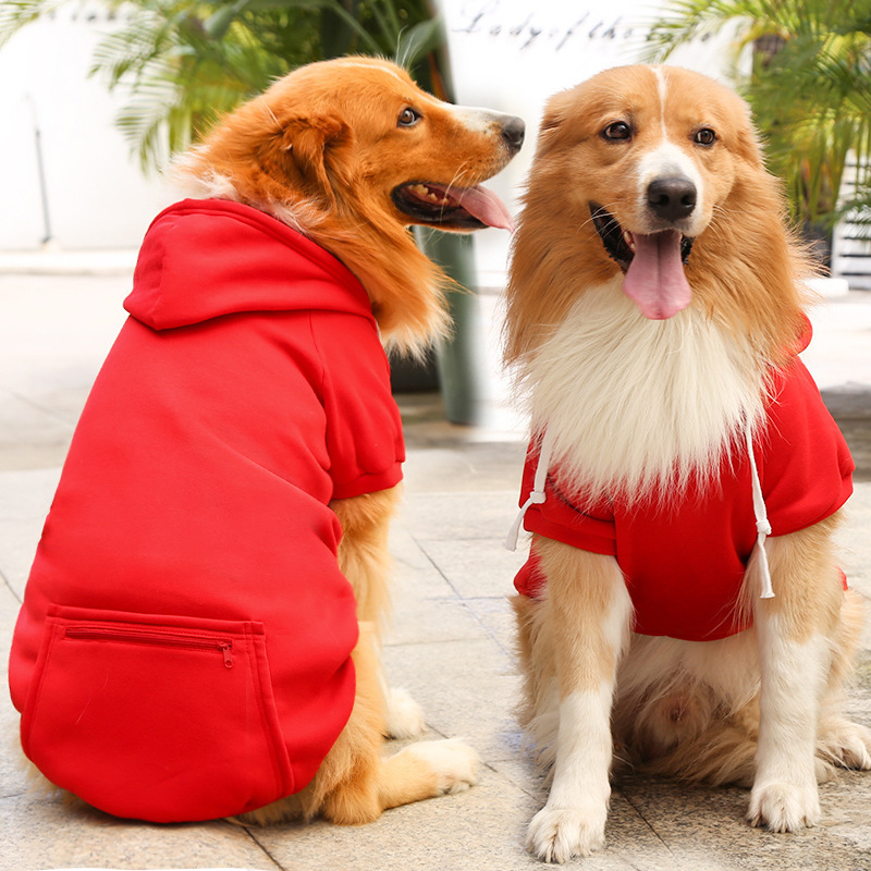 New Winter Wholesale Cotton Polyester Cat Dog Hoodie Custom logo Pet Clothes Blank Dog Hoodie