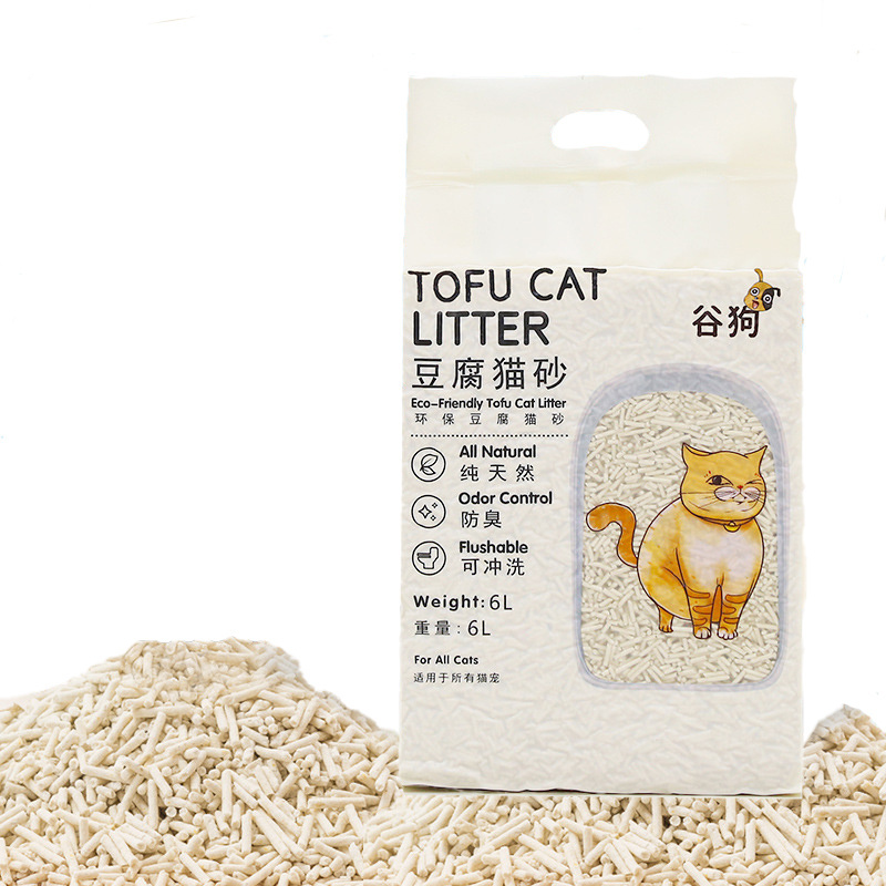 Most Sold Wholesale Natural Organic Odor Control Clumping Tofu Cat Litter By China Pet Supplies