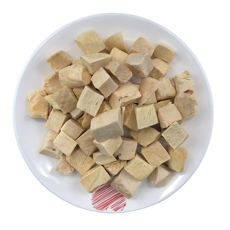 Oem Factory Manufacturer Natural Freeze Dried Chicken Cubes Pet Snacks Dog Cat Food Pet Treats Pet Snack